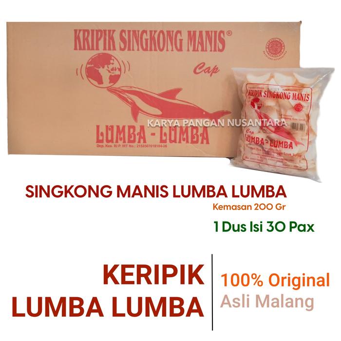 

JTTOP" KERIPIK SINGKONG LUMBA LUMBA 200GR ORIGINAL KRIPIK SINGKONG MANIS LUMBA LUMBA 200 GR KERIPIK