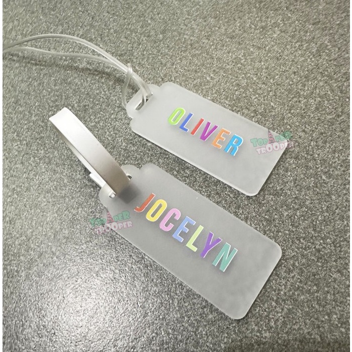 

DISKON LUGGAGE TAG AKRILIK FROST GANTUNGAN TAS CUSTOM NAMA GANTUNGAN KOPER NAMA CUSTOM GANTUNGAN