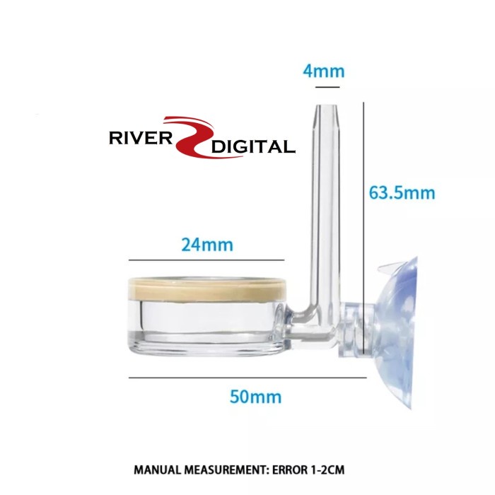 

BERGARANSI WYIN / ZRDR Co2 Diffuser Acrylic Nebulizer Atomizer Akrilik Aquascape