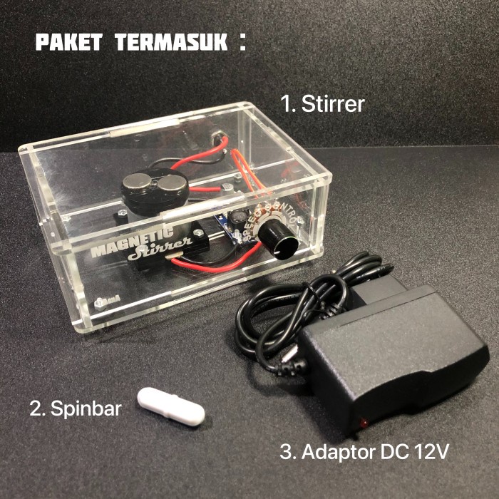 

TERPERCAYA Magnetic Stirrer DIY dengan Casing Akrilik