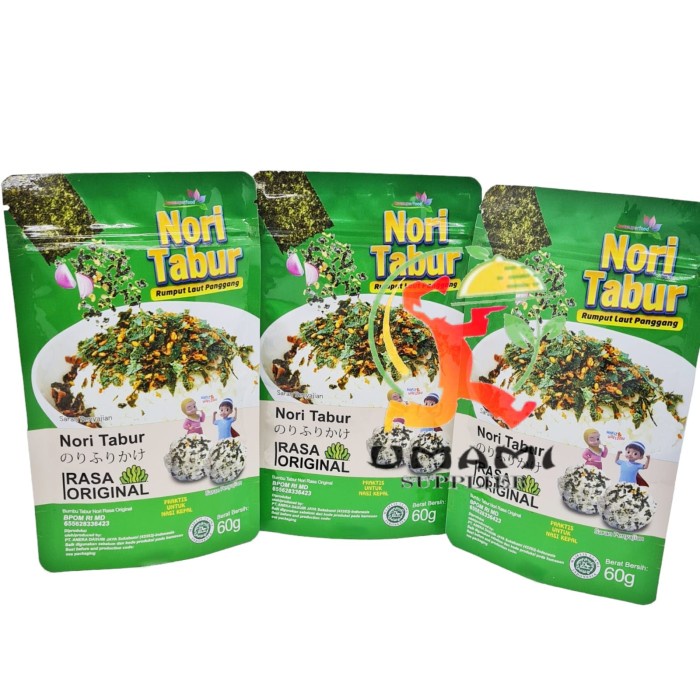 

JTTOP" NORI TABUR RUMPUT LAUT PANGGANG - ORIGINAL - 60GR