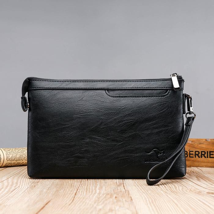 top Tas Tangan Dompet Clutch Pria Wanita Bahan Kulit PU Import Mewah Murah Besar Tipis Serbaguna