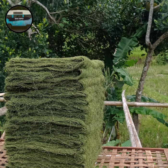 LANGSUNG DIPROSES Daun talas hijau tansar kering 1kg