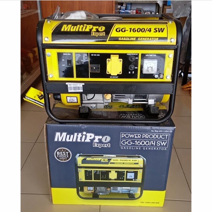 MULTI Genset GENERATOR Bensin 4 TAK 1000 WATT GG1600