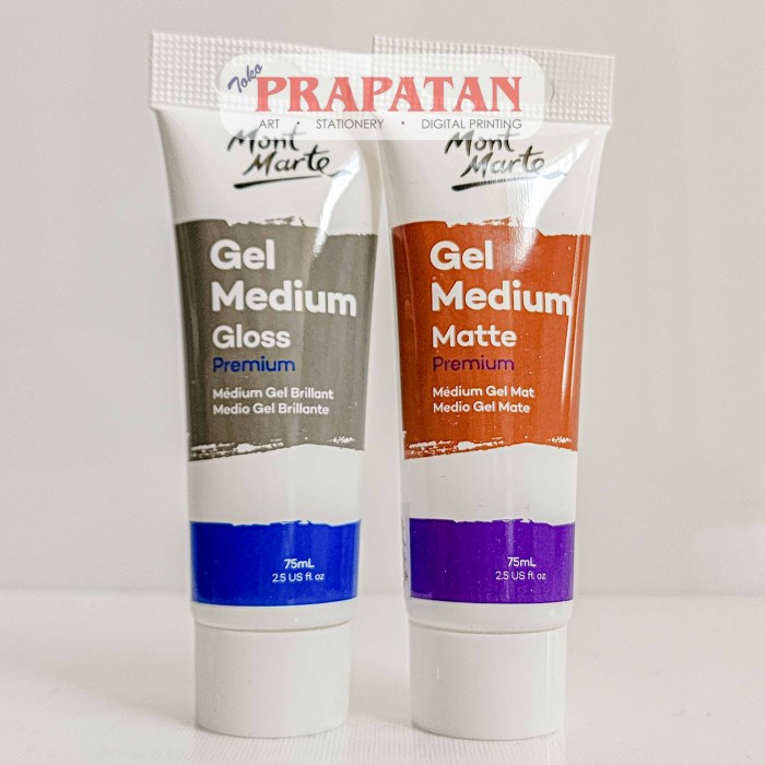 

BOOM SALE Mont Marte Acrylic Gel Medium 75ml Medium Cat Akrilik