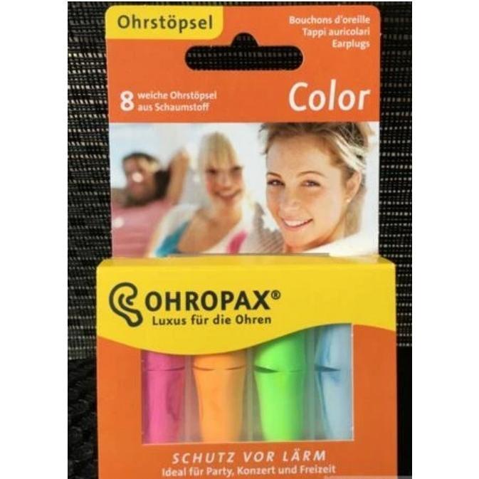 Ready Ohropax Professional Colored Foam Earplugs Ear Plugs Traval Sleeping