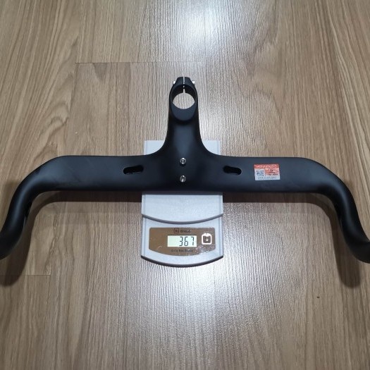 Handlebar Toseek Integrated Carbon Dropbar Stang Roadbike #Gratisongkir