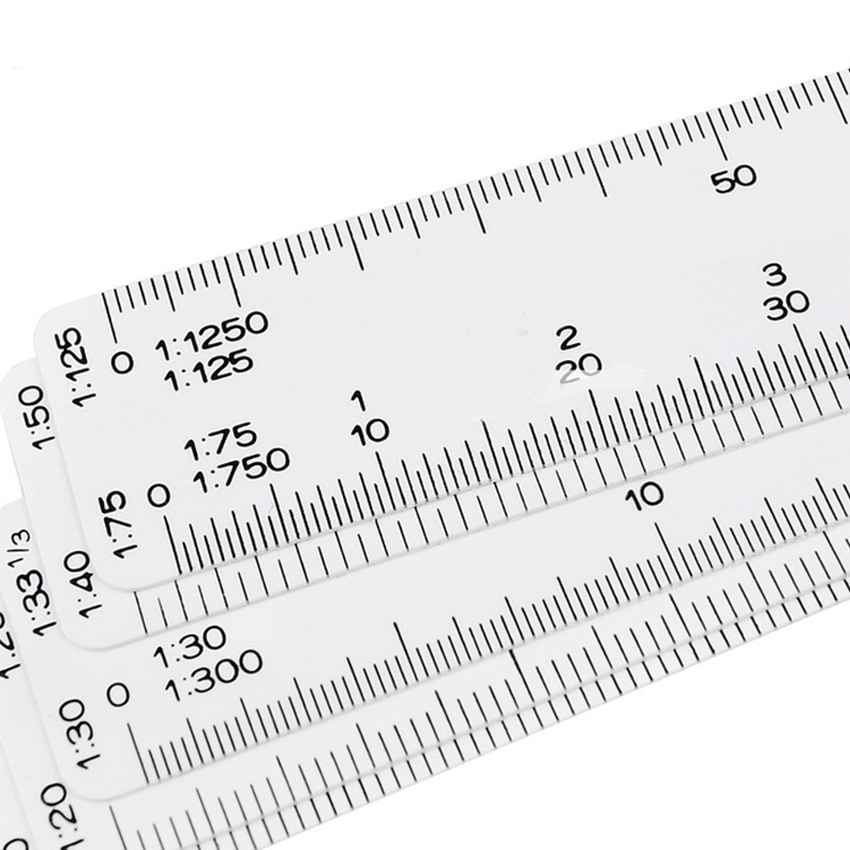 

Penggaris Skala Scale Ruler Penggaris Arsitek Lipat Portabel 20 in 1