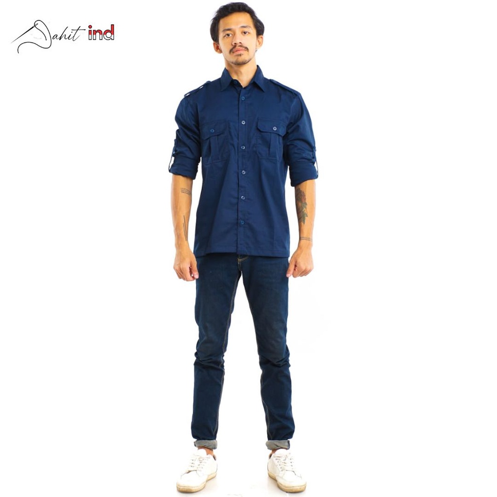 Unik Baju Kemeja Pdl Lengan Panjang Seragam Kerja Pns Atasan Formal Awet Banyak Pilihan Warna