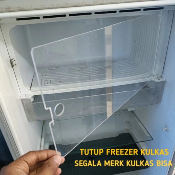 

KOMPLIT TUTUP FREEZER KULKAS LG/ GOLDSTAR BAHAN DARI AKRILIK PEMASANGAN MUDAH TANPA PO
