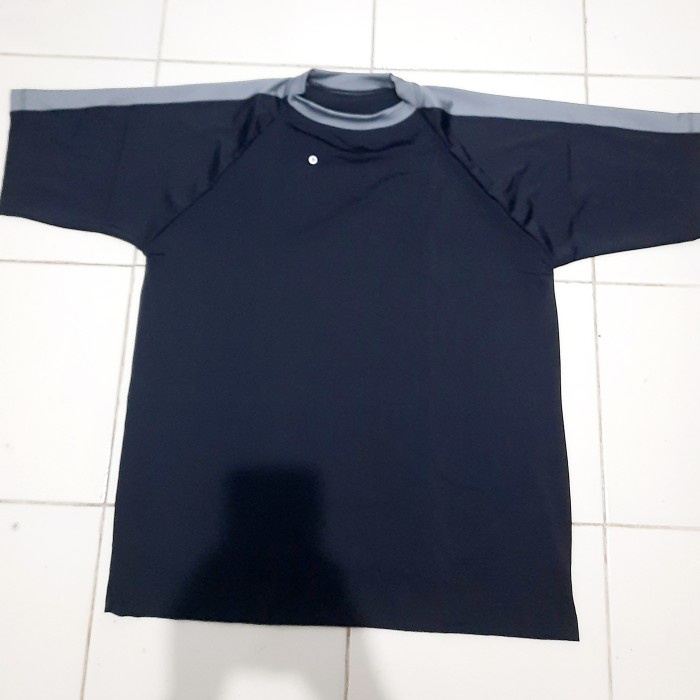 PROMO baju renang jumbo lengan pendek 6L pria wanita atasan renang jumbo premium lycra unisex baju