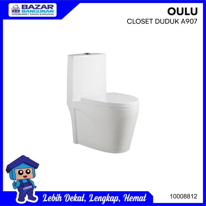 Oulu - Closet / Kloset / Toilet Duduk A 907 A907 Green Washer White
