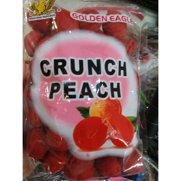 

manisan buah persik crunch peach golden eagle halal WE!