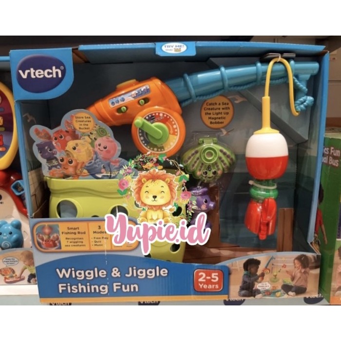 Vtech Wiggle And Jiggle Fishing Fun Asli 100%