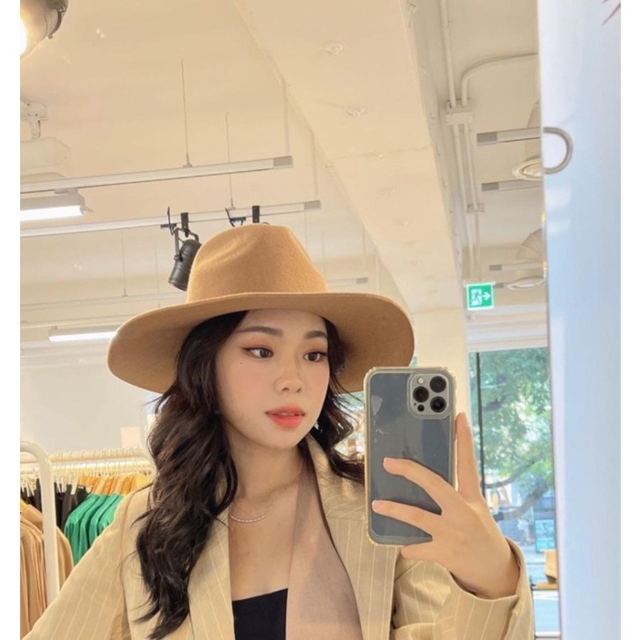 Callie Hat / Topi Fedora Import / Topi Fedora Wanita / Pria Casual