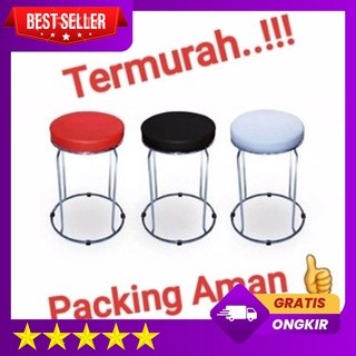 PROMO KURSI BULAT/ KURSI CAFE / BAR / KURSI BESI TINGGI 50cm