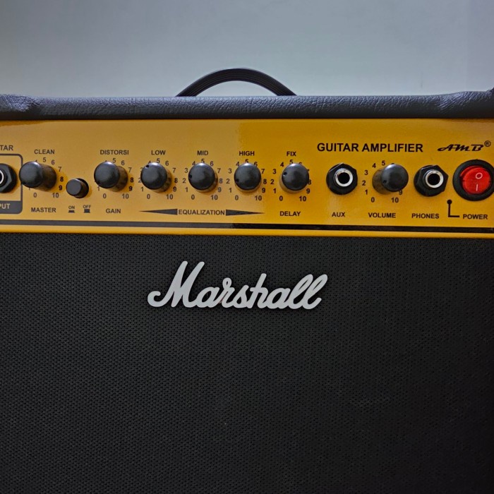 AMPLI GITAR ELEKTRIK EFEK DISTORSI DAN DELAY MANTAP