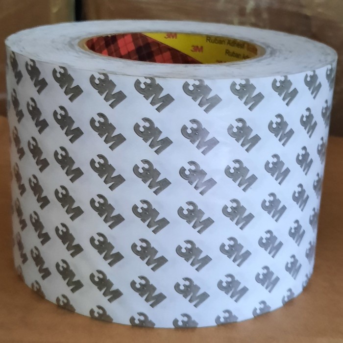 

DOBEL TAPE 3M 9075I SIZE : 10 CM/100 MM X 50 METER DOUBLE TAPE TISSU