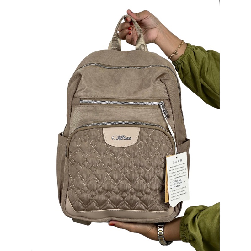 Chibao Ori 1080 - Tas Ransel Wanita Chibao Import Bahan Kanvas Bordir -KwalitasGan
