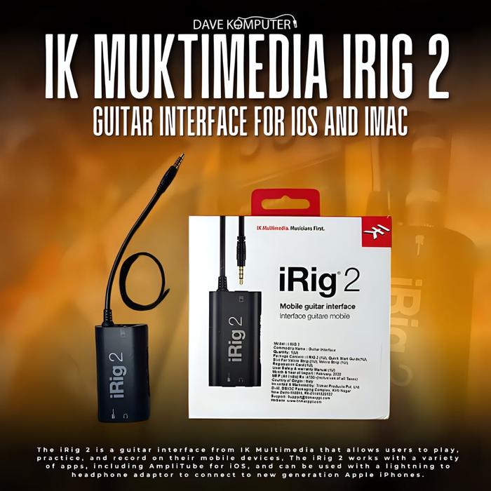 IK MULTIMEDIA IRIG 2 / IRIG2 GUITAR INTERFACE
