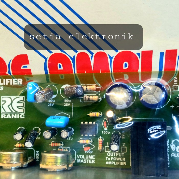 KIT TONE CONTROL / PRE AMPLIFIER GUITAR