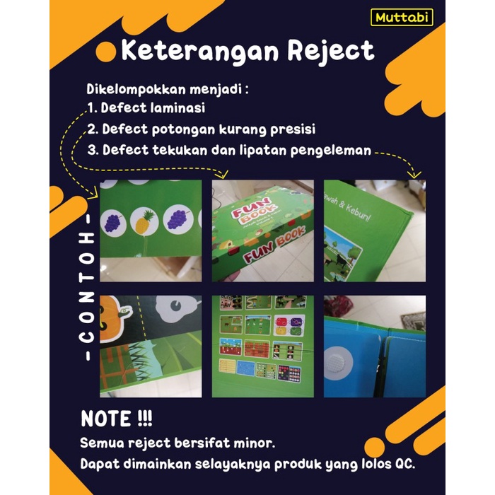 Promo Terbatas [Produk Reject] Fun Book Jelajah Sawah Dan Kebun Muttabi Volume 1 Aman