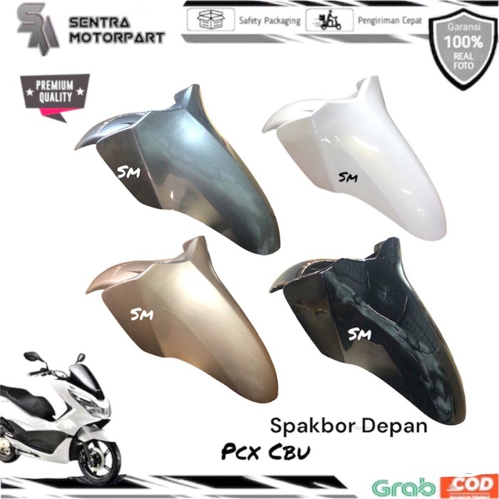 TERBARU Spakbor slebor depan pcx 125 150 cbu vietnam putih mutiara