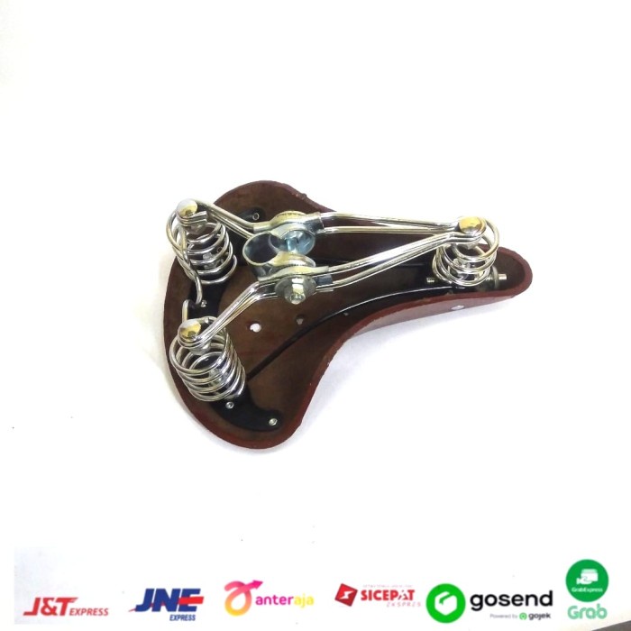 Jok Sadel Sepeda Klasik,Onthel,Jengki,Becak Bahan Kulit 100% Original -Gratisongkir
