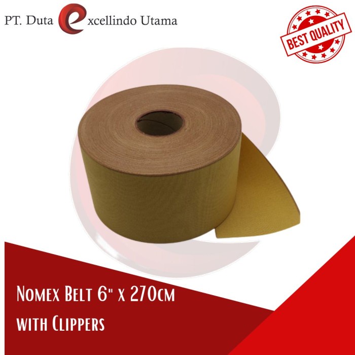 Nomex Belt 6" x 270cm with Clippers