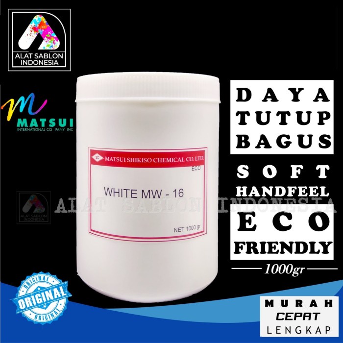 Ready TINTA SABLON RUBBER MATSUI WHITE MW 1KG