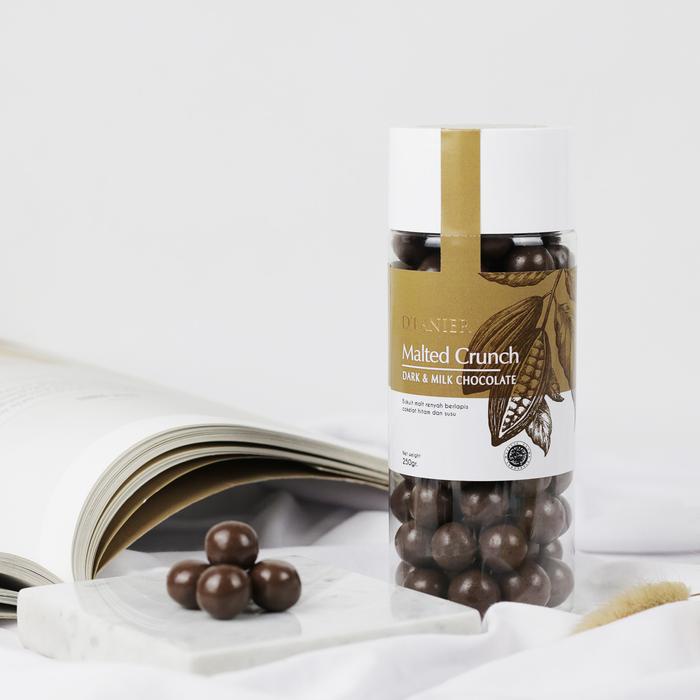 

BARANG TERLARIS D'Lanier Malted Crunch with Milk & Dark Chocolate - 250g (Large Jar)