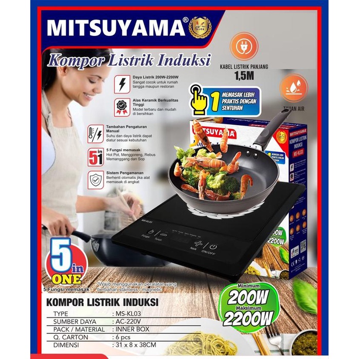 SALE PROMO KOMPOR LISTRIK PORTABLE 1 TUNGKU MITSUYAMA KOMPOR 1 TUNGKU LISTRIK KOMPOR PORTABLE