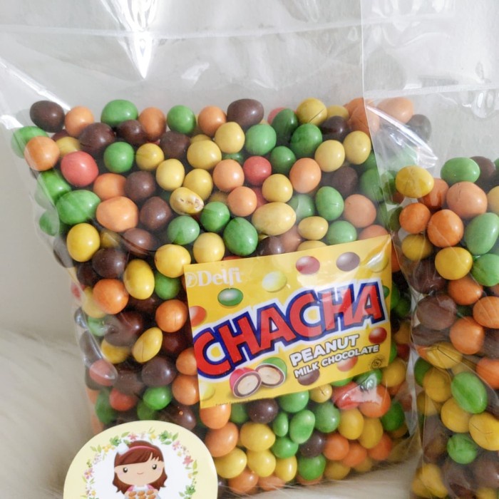 

BARANG TERLARIS .delfi cha cha peanut 1kg - coklat kiloan pabrikan chacha Chocolate Cokelat