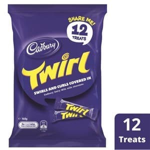 

BARANG TERLARIS Cadbury Twirl Chocolate Multipack 12 Treats Australia