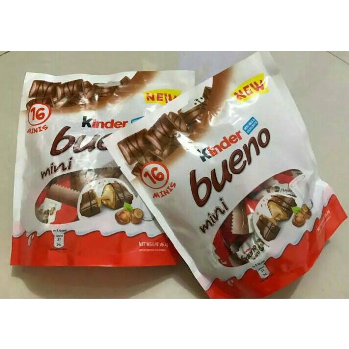 

BARANG TERLARIS kinder bueno mini 16pcs