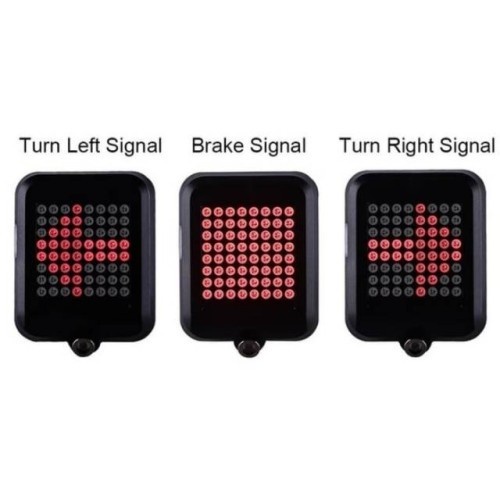 Lampu Led Sepeda Lampu Sein Sepeda Otomatis 64 Led Terlaris -Gratisongkir