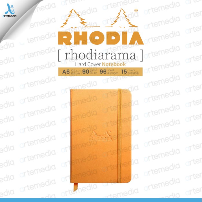 

BARANG TERLARIS Buku Catatan Rhodia Rhodiarama A6 Blank Paper Hard Cover Notebook