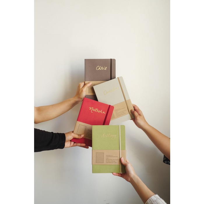 

BARANG TERLARIS Cava Ash Brown Notebook / Jurnal / Diary / Agenda / Buku Catatan