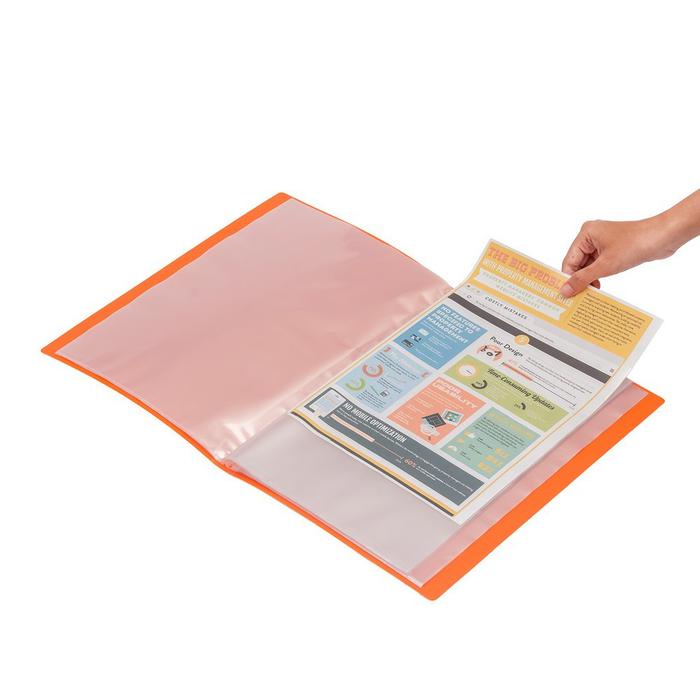 

BARANG TERLARIS Bantex Display Book 40 Pockets Folio Mango 3185 64