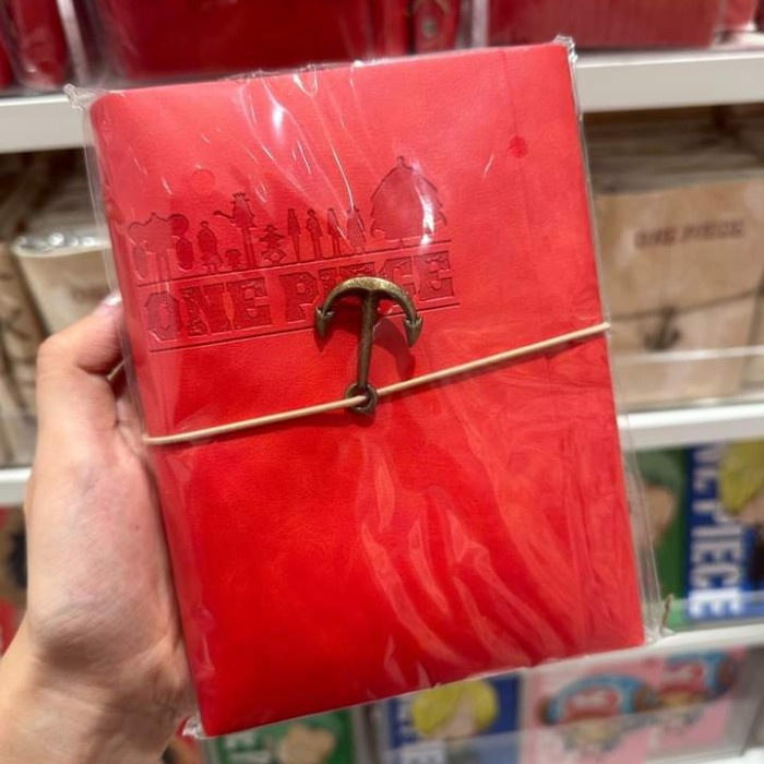 

BARANG TERLARIS Buku Tulis Catatan Wire-bound - Miniso One Piece Classic Collection B6 PU Loose-Leaf