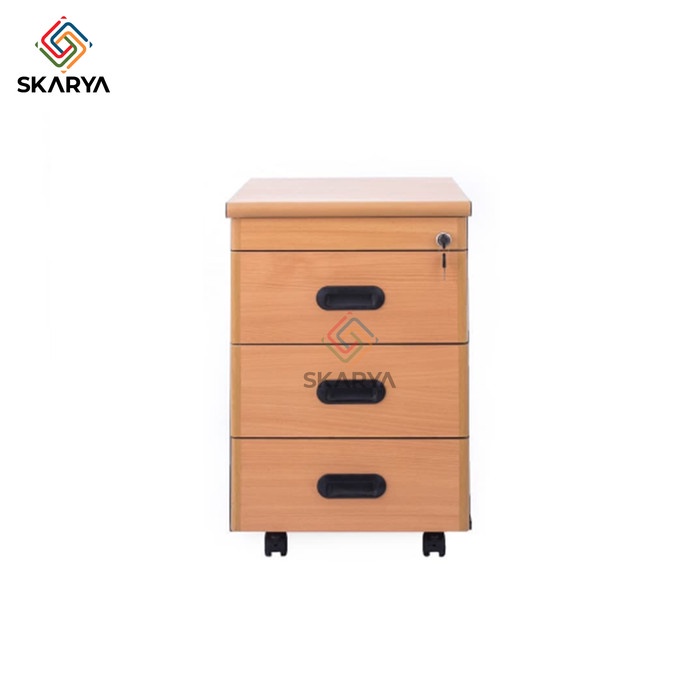 

BARANG TERLARIS Mobile drawer Nakas Bedside Meja Samping Rak Laci Nakas AM 04 (Baru)