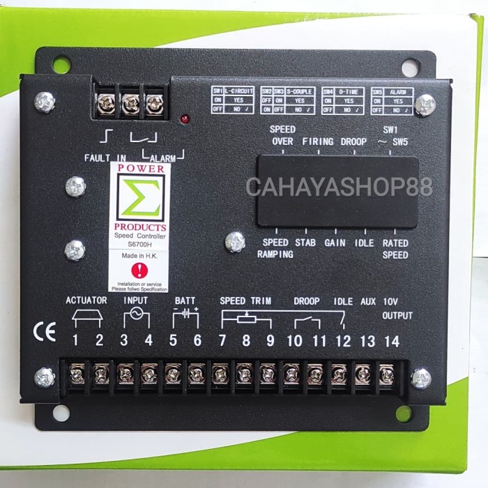 TOP SPEED CONTROL S6700H / S 6700 H / S6700 H / S 6700H SEGMA -