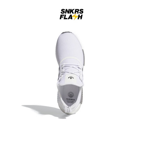 ADIDAS Nmd R1 Primeblue White Black Grey Sepatu Sneakers Unisex - GZ9261 - Size 38