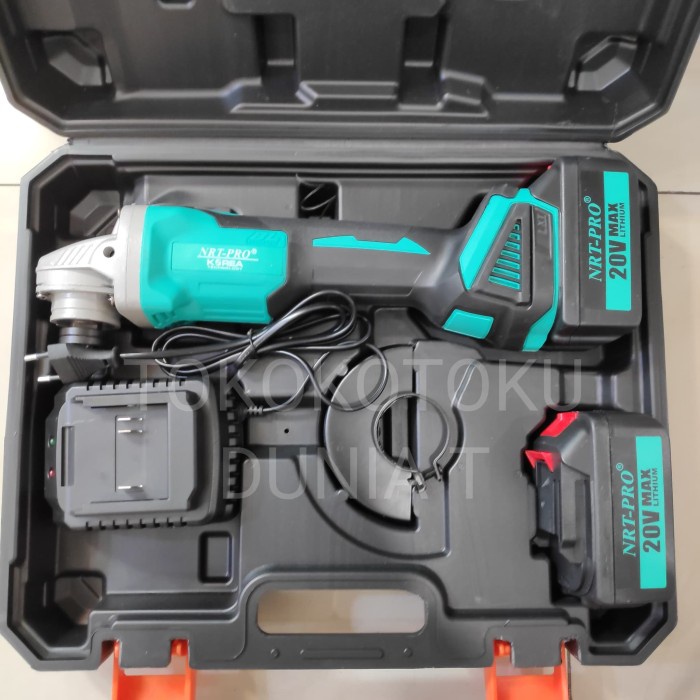 TOP NRT-PRO MESIN GERINDA BATERAI CORDLESS GRINDER NRT PRO TG99DC 20V -