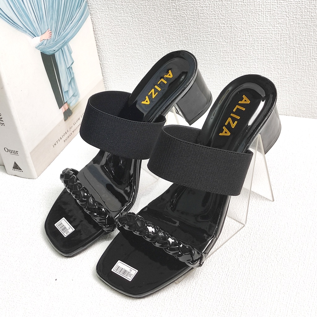 12.12 BIG SALE SANDAL HEELS WANITA CHUNKY 5 CM TERBARU -JaminanMutu