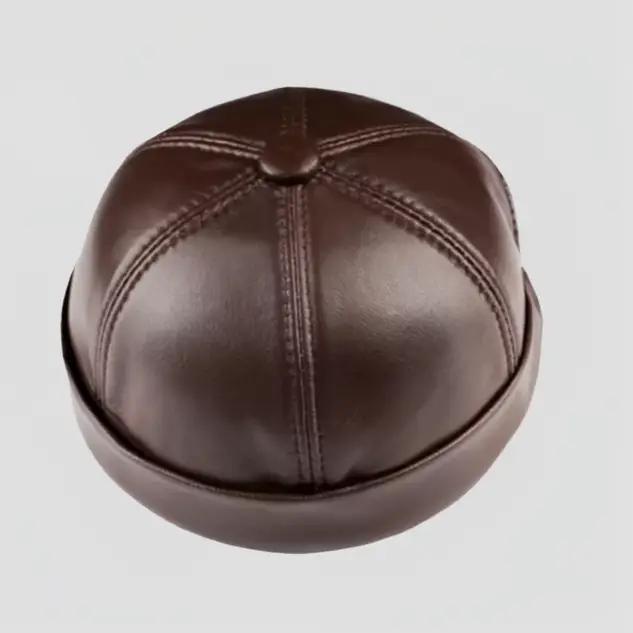 Topi PECI POLOS MUSLIM MIKI HAT DEWASA PECI Songkok HAJI KULIT ASLI GARUT KOPIAH UAS - PECI UAS