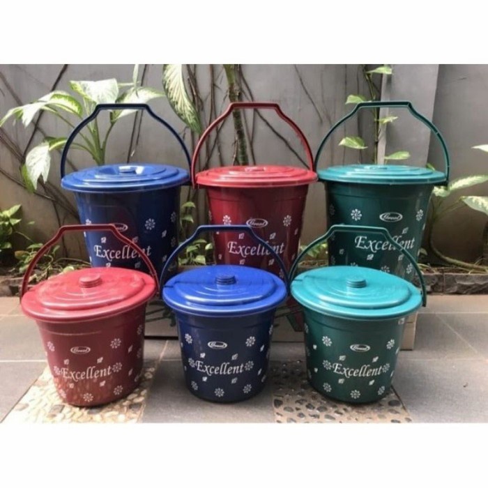 New ember plastik kecil pakai tutup 3G (12Liter) EXCELLENT Berkualitas