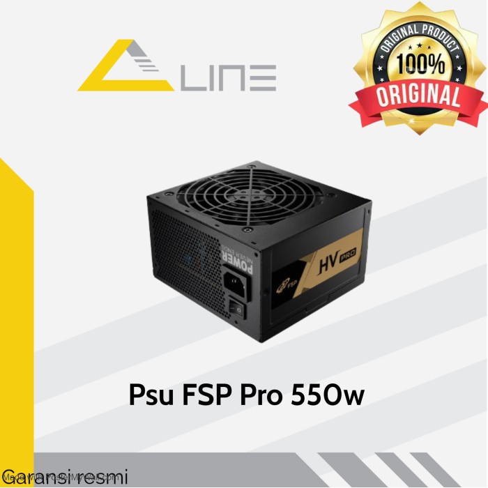 Ready Power Supply FSP HV PRO 550 Watt 80+ / PSU FSP HV PRO 550W