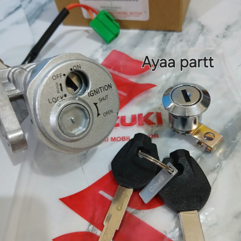 Kunci Kontak Smash Titan Skydrive Kunci Kontak Set Berikut Kunci Jok Skydrive Smash Titan