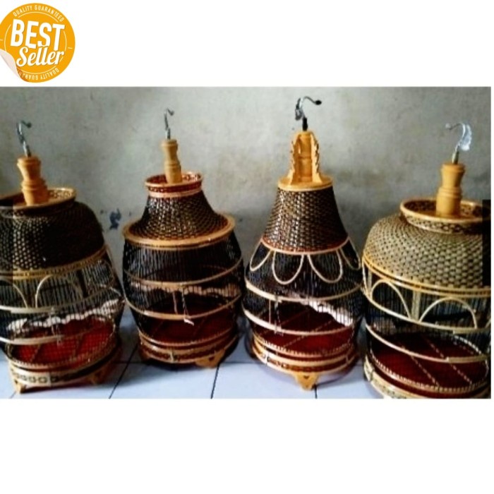 PREMIUM sangkar perkutut kandang kutut rotan finising murah berkualitas